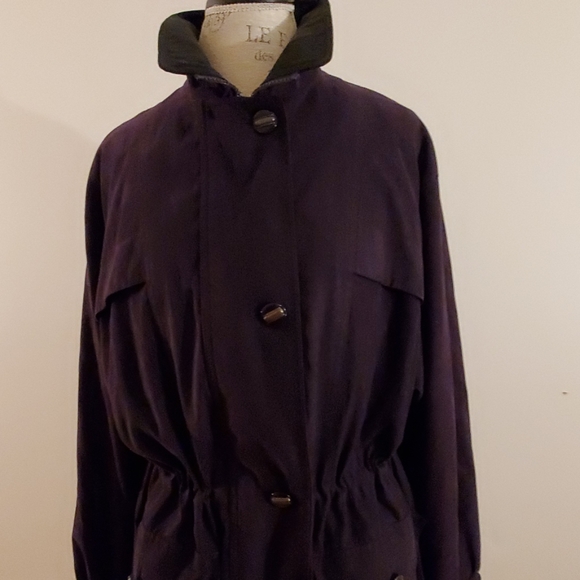 Gallery Deep Purple Suede Coat - Picture 3 of 7